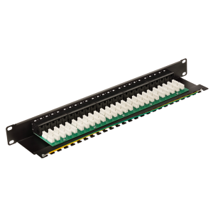 Voice patch panel, 19", 1U, 50 RJ-45 port Voice patch panel, 19", 1U, 50 RJ-45 port
